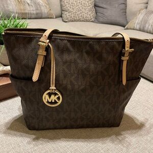 Michael Kors Brown Tote Bag